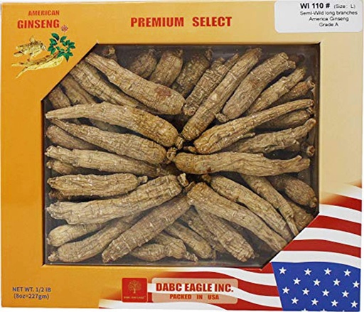 [BRSWGA3YDMPBGDYZ] Hand-Selected American Wisconsin Farmed Ginseng Root | Whole |美国威斯康辛州 长枝西洋参 花旗参 礼盒装 | Cultivated Wisconsin American Ginseng Box (8OZ=227g/Box)