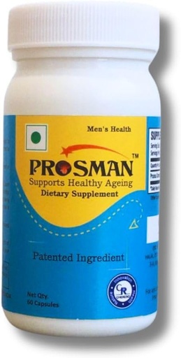 [BRSWKHAIBANBY3LJ] Supplement - Supports Healthy ageing & Improves Urinary Function | Patented Ingredient | Prunus domestica/pygeum (1Pack- 60 Capsules)