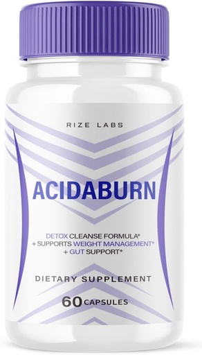 [BRSROHQRAUHBM3L4] rize labs Acidaburn Capsules, Advanced Pill for Healthy Weight Loss, Active Lifestyle for a Better Life, Maximum Strength Formula (60 Capsules)