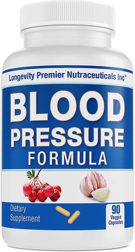 [BRSWKGY3BQCW2YDK] Longevity Blood Pressure Formula [90 capsules]