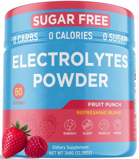 [BRSWGGAEAR6GEALB] Keto Vitals Keto Electrolytes Powder | Keto-Friendly Electrolytes with Potassium, Magnesium, Sodium, Calcium | Electrolytes Sugar Free | Supplement Energy Drink Mix | Zero Calories, Zero Carbs