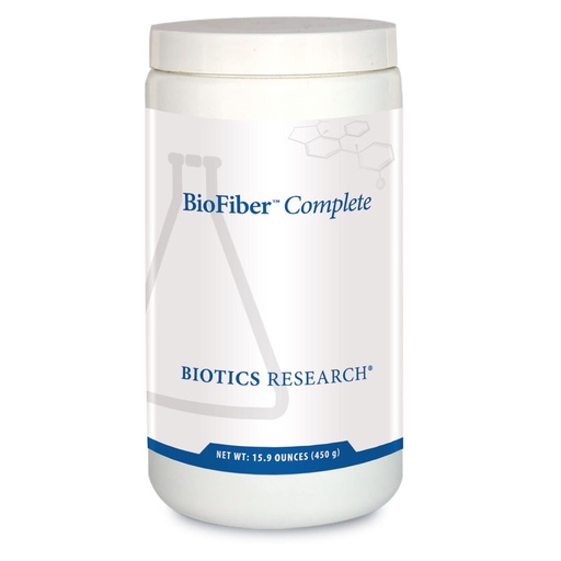 [BRSWIHIICAPQMD3I] BIOTICS RESEARCH BioFiber Complete - 10 Whole Food Fibers (Organic & Non-GMO), 5g of Fiber Per Serving, Easy-to-Mix Powder, Prebiotic Gut Support 15.9 Oz