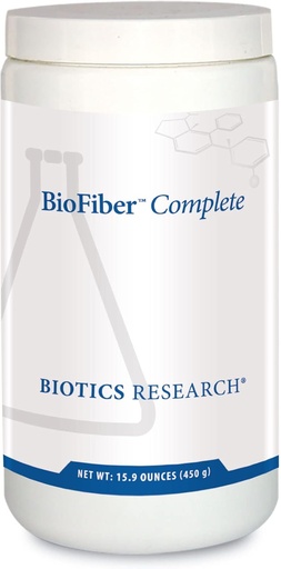 [BRSWIHIICAPQMD3I] Biotics Research BioFiber Complete - 10 Fibras enteras de alimentos (Organic " Non-GMO), 5g de Fiber Per Serving, Easy-to-Mix Powder, Prebiotic Gut Support 15.9 Oz