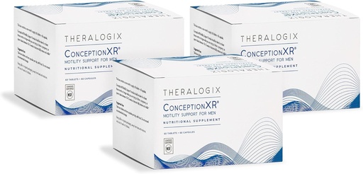 [BRSRAFTQOAFAAHL7] Theralogix ConceptionXR Motility Support Formula - Men's Preconception Vitamins for Fertility Support - Male Fertility Supplements for Sperm Health* - NSF Certified, 360 Count (90-Day Supply)