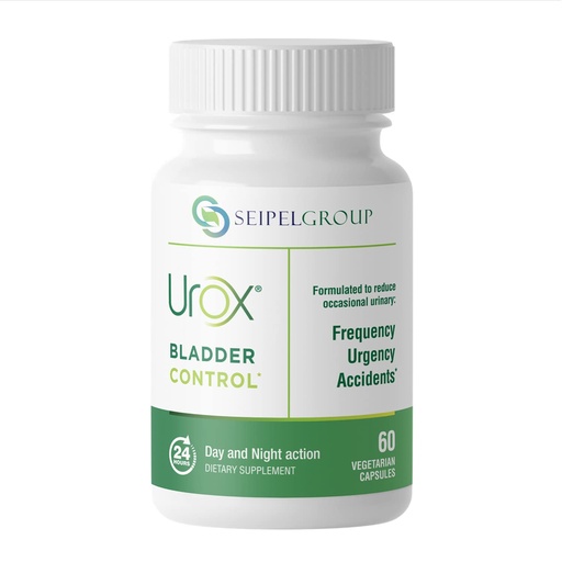 [BRSRMGACOQIBOHT4] UROX Bladder Control, Safe and Effective Bladder Support Supplement for Men & Women, Helps Reduce Urinary Leakage, Incontinence, Frequency, Urgency, Night Trips to Bathroom - 60 Vegetarian Capsules