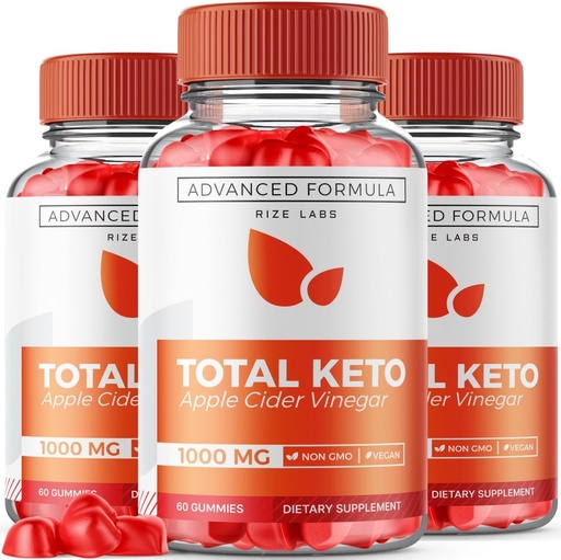 [BRSROHQODFYAKFD7] rize labs (Pack of 3 Total Keto Gummies for Advanced Weight Loss, Keto Supplement to Lose Belly Fat, Gummy Reviews, Maximum Strength Formula, Gomitas (180 Gummies)