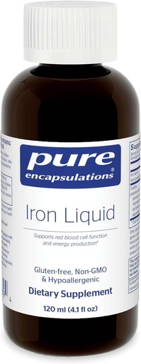 [BRSWIZIHDIIAOAYZ] Encapsulations Iron Liquid | Hypoallergenic Supplement Supports Hemoglobin and Myoglobin Function | 4.1 fl. oz.