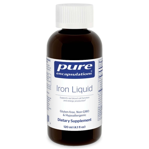 [BRSWIZIHDIIAOAYZ] Pure Encapsulations Iron Liquid | Hypoallergenic Supplement Supports Hemoglobin and Myoglobin Function | 4.1 fl. oz.