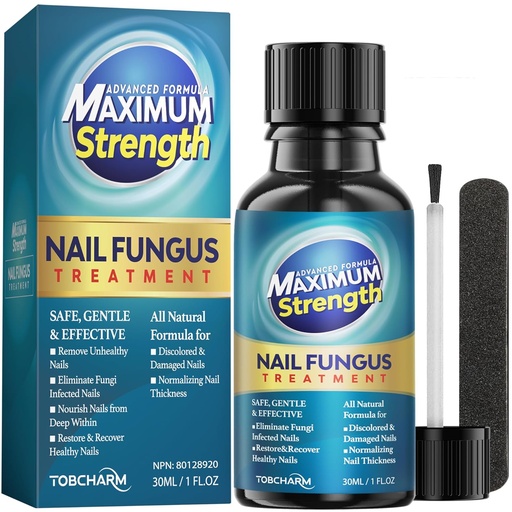 [BRSROZYHOEIWC2A6] Toenail Fungus Treatment Extra Strength, Nail Fungus Treatment, Nail Fungus Treatment for Toenail & Fingernails, Fungal Nail Treatment for Toenails, Antifungal Nail Treatment for Athletes Foot, Thick, Broken, Discolored & Damaged Nail(1oz)