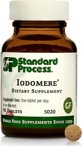 [BRSWIZIZO4OWA23C] Standard Process Iodomere - Daily Supplement to Support Your Metabolism, Immune Function & Thyroid Hormone Production - Gluten-Free, Non-Dairy & Non-Soy - 90 Tablets (90 Servings)