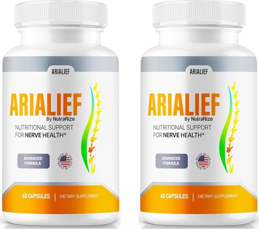 [BRSRAHAEBZ4BYG3O] (2 ambalaj) Capsulele de Arialief, Suportul nutriţional oficial pentru sănătatea nervoasă, Toate vitaminele naturale de aralief pentru nervi sănătoşi, pastilele de Arialief Premium, recenzia Aria LIEF Pastillas (120 capsule)