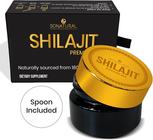 [BRSROEIDBYGWG336] SONATURAL Shilajit Pure Himalayan Organic - 30g Premium 100% Pure Shilajit Resin with Fulvic Acid & 85+ Trace Minerals Complex for Energy & Immune Support, (2 Months Supply)