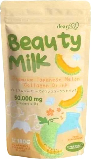 [BRSRMZYOOV5QAELV] Belleza Milk Japonesa Collagen MELON Bebida - 50.000 mg Collagen hidrolizado, 6.3 onza (Pack of 1)