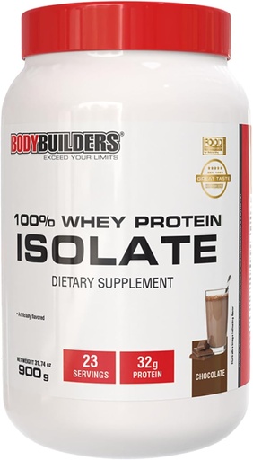 [BRSRAHYRCINR4ADO] 100% Whey Protein Isolate Chocolate (1.98 lbs)