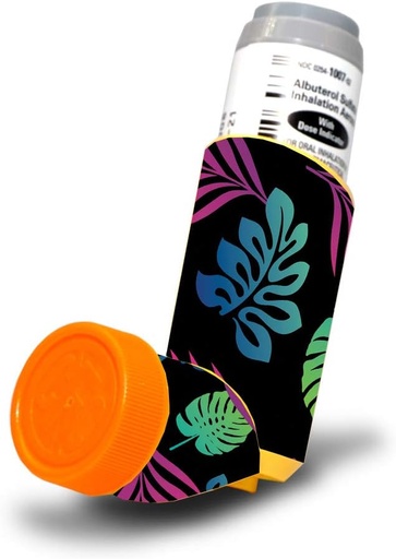 [BRSWGBT4OUHQ4F3G] MightySkins Skin for Proventil HFA Asthma Inhaler - Sherbet Palms | Protective, Durable, and Unique Vinyl Decal wrap Cover | Easy to Apply, Remove, and Change Styles | Made in The USA