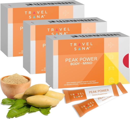 [BRSROZYECV5G2GY6] Performance Enhancer |Boosts Energy, Focus & Cognitive Function |Caffeine-Free |Supports Mental Clarity & Well-Being |Mango Leaf Extract (Zynamite) |Fast-Acting |10 Sticks (Pack of 3)