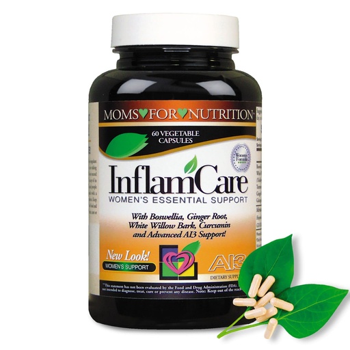 [BRSW2CD5CN5BOYLK] Natural InflamCare 3000MG Essential Synergy Women's by Moms For Nutrition - - Gluten Free - 60 Count