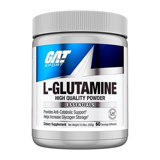 [BRSWGZAEO55BAE32] GAT SPORT L-Glutamine Unflavored 10.58oz 300g