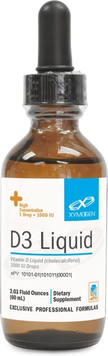 [BRSWIYIZCF4QACLK] XYMOGEN D3 Liquid - Liquid Vitamin D Drops with Vitamin D3 to Support Immune Health, Bone + Heart Health - 1000 IU VIT D per Drop - Micro-Emulsified for Enhanced Absorption (2.03 oz / 1500 Servings)