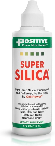 [BRSWIYAOBEJR23QV] Pozitívne Power Nutritionals Super Silica Doplnky (4oz) - Silica Minerálne Doplnky - Silica Liquid Supplement 