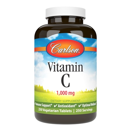 [BRSWYZY2DEIBM2Y4] Carlson - Vitamin C 1,000 mg, 250 Count
