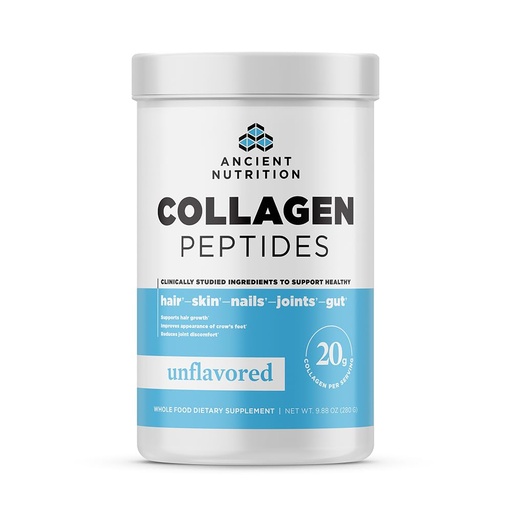 [BRSW2ZAQBUHBUHLU] Ancient Nutrition Unflavored Collagen Peptides, 9.88 OZ