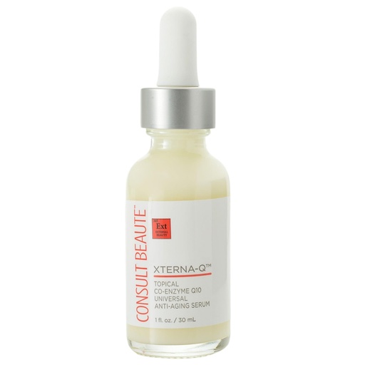 [BRSWYCA7C4PGYG3G] Consult Beaute XTERNA-Q COEnzyme Q10 Anti-Aging Serum for Face and Neck, Smoothing CoQ10 Peptides, Bergamot Fruit Oil, Antioxidant Skin Care 1 Fl. Oz.