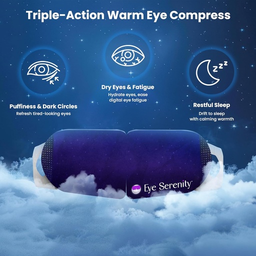 [BRSRAGL7OUNWECDO] Steam Eye Mask Self-Heating Warm Compress for Dry Eye, Fast Relief for Stye, Puffy Sensitive Eyes - Moist Heat Mask for Sleep, 15 Pack