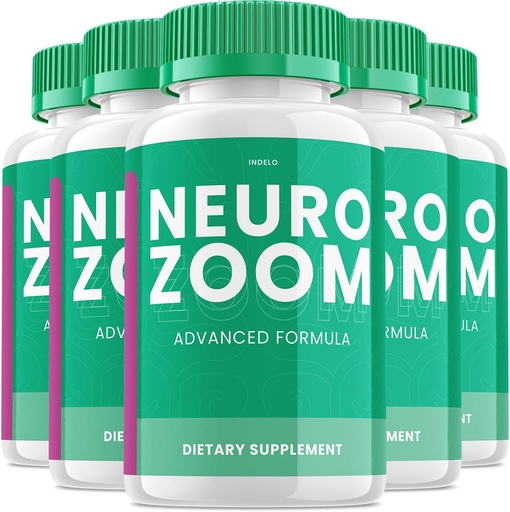 [BRSROBATCIBAGFDF] (5 opakowań) Neuro Zoom Brain Boost Supplement, Neuro Zoom Advanced Memory Support Formula, Neuro Zoom Pills Nootropic, NeuroZoom Recenzje (300 kapsułki)