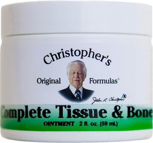 [BRSWIYQRAUHQG2LG] Christophers opprinnelige formler Complete Vessue & Bone Ointment, Herbal Blend for Hud & Connective Vessue, 2 oz Jar