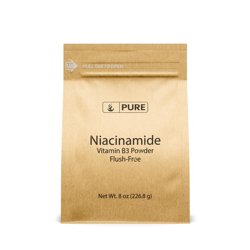 [BRSWGAICB4MAMDY3] PURE ORIGINAL INGREDIENTS Niacinamide (8oz) Flush-Free Vitamin B3 Powder, Dietary Supplement