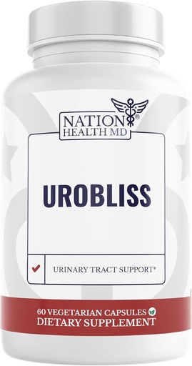 [BRSRAGAPPMFBUADK] UroBliss Formula for Urinary Tract Support - D Mannose 1000mg Κάψουλες με Cranberry Extract για Γυναικεία Φροντίδα και UTI-Υγεία, 60 Κάψουλες