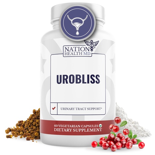 [BRSRAGAPPMFBUADK] UroBliss UTI Supplements - D Mannose with Cranberry Extract, Propolis & Vitamin D3 - UTI Relief, Bladder Support & Urinary Tract Health for Women - 60 Capsules