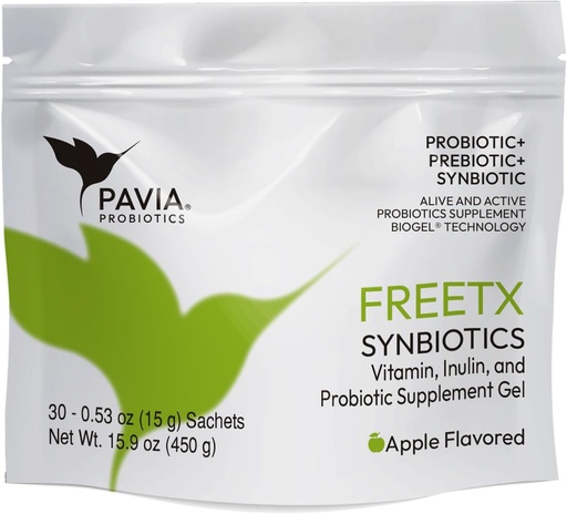 [BRSW2BQYC55AKHTU] XAVIAX | Probiotic Gel | Gut Health Supplements | 1 Million CFU | Apple | for Constipation, Decrease uric Acid toxins and Gut Health Overall | 30 sachets