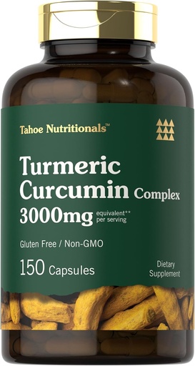 [BRSRAFANOYMQIELL] Turmeerinen Curcumin 3000 mg ... 150 kapselia...