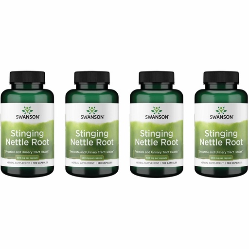 [BRSWGFAZDN5GMHQY] Swanson Stinging Nettle Root (Urtica Dioica) - Herbal Supplement - (100 Capsules, 500mg) (4 Pack)