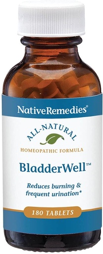 [BRSWIYYPBQMRQG36] Remedios autóctonos BladderWell Tablets - Natural Homeopatía Formula for Burning and Frequent Urination - soporta unha saúde máis suave - 180 comprimidos.