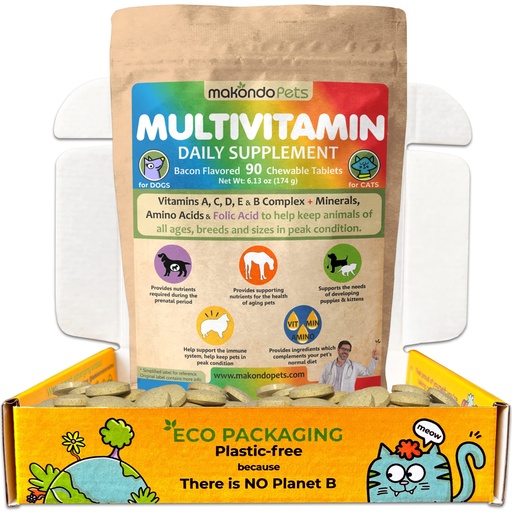 [BRSRMFITDMMGMYLX] Dog Prenatal Vitamins – Multivitamin, Folic Acid, Calcium, Iron, Minerals and Amino Acids. Ideal for Pregnant, Breastfeeding and Newborn Pets – Senior Dog Supplement, Complete Puppy Multi Vitamin.