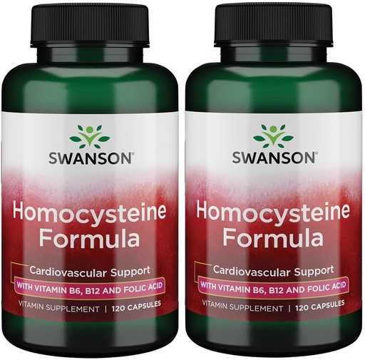[BRSWGFD3BZYWE2TO] Swanson Homocysteine Formula 120 Caps (2 Pack)