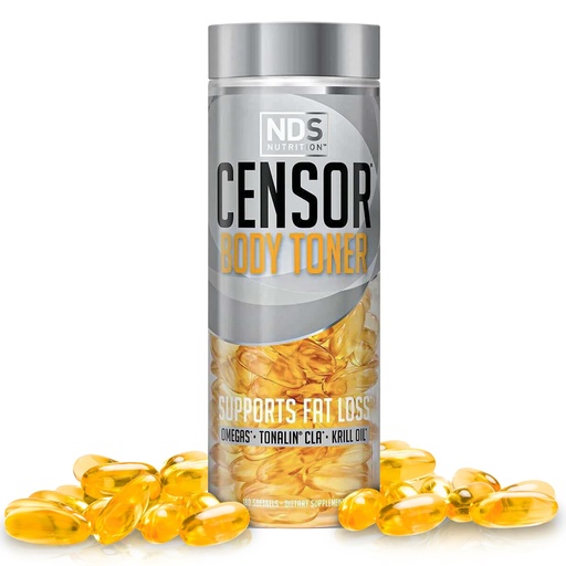 [BRSWIGLQCJ4R62LY] Censor NDS Nutrition Fat Loss and Body Toner with CLA, Fish Oil, Safflower and Omega 3-6-9 Blend - Dietary Supplement for Improved Energy, Metabolism and Health - 180 Softgels