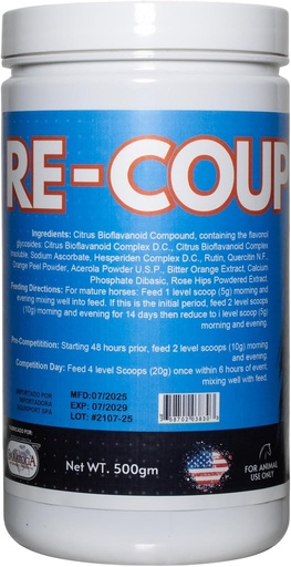 [BRSRAGTQBAJWM2AZ] ReCoup Granular Horse Blood-Building Supplement - Nutritional Support for Bleeders by Saratoga Veterinary Product