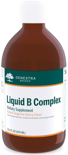 [BRSWIYIAAQGWIAL2] Genestra Brands Liquid B Kompleks 124; Broad Spectrum B-Vitamin Complex untuk mendukung Energi Metabolisme, Formasi Sel Darah Merah, dan Neurologi Kesehatan 124; 15.2 FM oz.