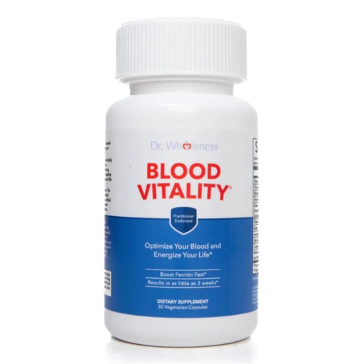 [BRSROFL6CEIAA2T2] Dr. Wholeness Blood Vitality | Daily Iron/Multivitamin Supplement | Boost Ferritin and Energy, Most Effective Iron Supplement, High Potency, Non-Constipating, No Nausea, and Bioavailable | 30 Capsules