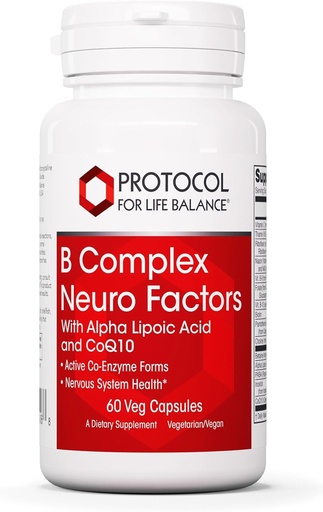 [BRSWKHAIAQFA2GTM] PROTOKOLL LIFE BALANCE B komplekssete neurofaktoritega - C-vitamiini, alfa-lipohappe, CoQ10 ja muuga - 60 Veg Caps