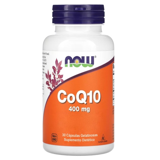 [BRSWIYQEDMFAKCY5] NOW Coq10 400mg, 30 Softgels