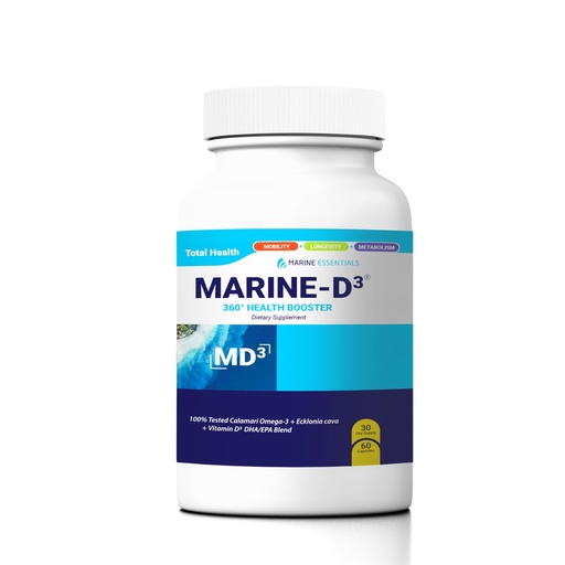 [BRSROHANAR6B42DG] Marine Essentials- Marine D3 Omega 3 Calamari Ecklonia Cava DHA (60 Capsules)