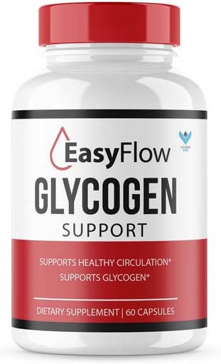 [BRSRAAADB54BG3IY] Easy Flow Glyco Pills atbalsts EasyFlow Glyco Pills, Easy Flow Maksimālais stiprums Glycogen Veselības un asins atbalsts papildinājums, EasyFlow Advanced Glyco Optimizer Oficiālā formula - 60 kapsulas