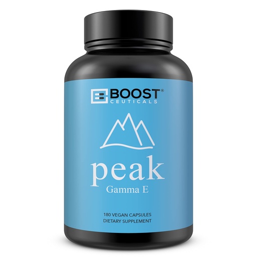 [BRSWKGYEC4OA4HY5] BoostCeuticals Gamma E 90mg Mixed Tocopherols - Inflammation Support, Heart Health, Nitrogen Free Radical Protection, Prostate Health, Omega 3 Synergy, Non-GMO 180 Vegan Capsules