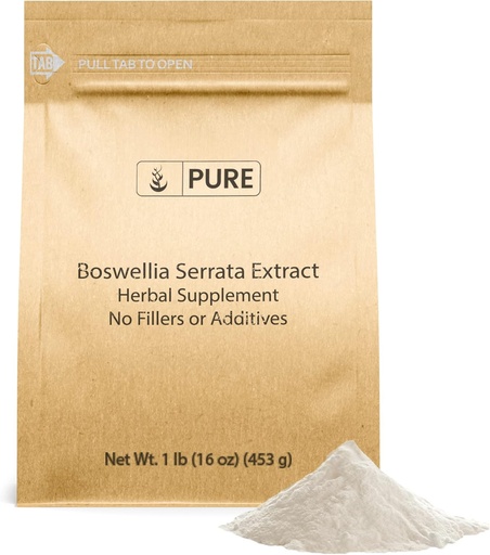 [BRSWGCQKDEBB4GYU] PURE ORIGINAL INGREDIENTES Boswellia Serrata Extracto (1lb) Herbal Suplemento Polvo, No GMO