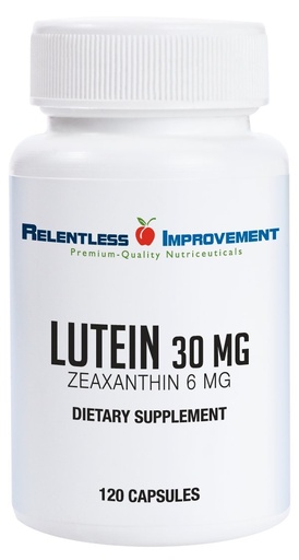 [BRSWKEL4OINAGCQV] High Potency 30mg Lutein Plus 6mg Zeaxanthin 120 Vege-Capsules Natural Marigold Extract for Eye Health No Fillers 100% Active Material